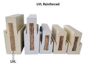 Shanghai Dofiberone USA Market <strong>FRP</strong> Reinforced Wpc Pvc Vinyl Door <strong>Frame</strong> - Product Image 2