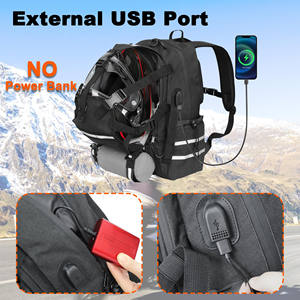 Free Sample Heavy-Duty Motorcycle Waterproof PVC Large Capacity Motorcycle Cycling Helmet Storage <b>Backpack</b> for <b>Men</b> Women - Product Image 2