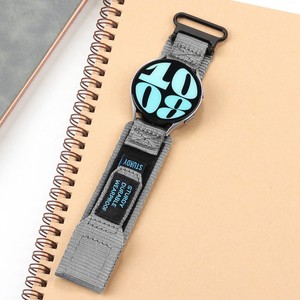 สายไนลอนกีฬา20มม. 22มม. สำหรับ Samsung Galaxy Watch 7 6 5 4 40มม. 44มม./WATCH 6 4 CLASSIC/Watch 5 Pro/Watch <span class=keywords><strong>3</strong></span> CLASSIC Active <span class=keywords><strong>2</strong></span> - Product Image 3