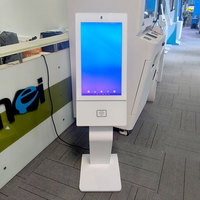 Kiosque d'information en libre-service avec caméra et lecteur de cartes, 21,5 pouces
