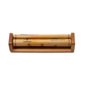 Enrolladora de bambú Natural para cigarrillos, rollo de papel de 110mm de ancho para rollos de 110mm de ancho