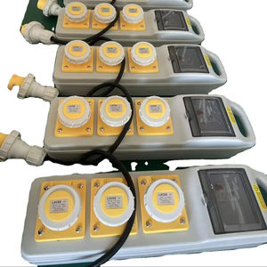 IP67 hộp phân phối 110V 2P + E Bảng điều khiển ổ cắm màu vàng 3pin 16A 32A - Product Image 1