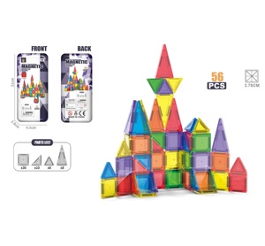 Nueva caja de hierro juego de bloques de construcción magnéticos princesa caballero magnético personalizable fábrica al por mayor para regalos de niños - Product Image 5
