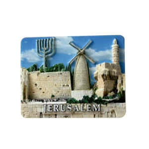 Imán de Resina Personalizado de Alta Calidad con Diferentes Formas de Jerusalén, Recuerdo Turístico 3D para el Hogar, Venta al por Mayor - Product Image 5