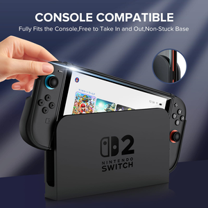 Protection d'écran en verre trempé 9H pour console Nintendo Switch 2, film protecteur transparent en verre trempé - Product Image 5