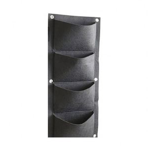 Jardinière murale verticale à 4 poches / 4 poches verticales pour plantes et fleurs - Product Image 2