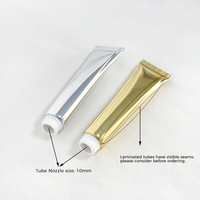 Tubes de gloss à lèvres de 20 ml avec boîte et logo, tubes cosmétiques à presser, tubes de baume à lèvres de luxe