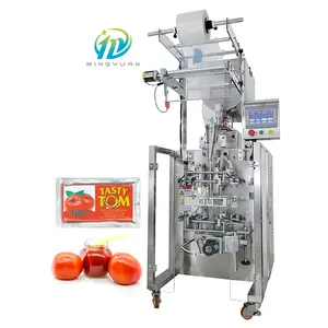 Machines d'emballage multifonctions Entièrement automatique Machine d'emballage verticale pour sauce tomate alimentaire/pâte de piment/sac de chocolat
