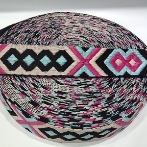 2 inch dệt Jacquard dân tộc phong cách Polyester cho ba lô Messenger Túi dây đeo - Product Image 5