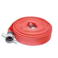 Tuyau d'incendie en caoutchouc nitrile de haute qualité NBR rouge 38mm 50mm 65mm 80mm 100mm 125mm 150mm pour la lutte contre l'incendie