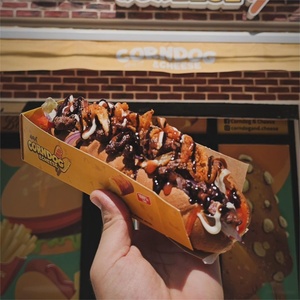 Thực phẩm an toàn ngọt xử lý bao bì Waffle dính hộp lấy đi Pancake hộp biểu tượng tùy chỉnh nướng bánh quế Khay giấy Hàn Quốc thực phẩm hộp 25cm - Product Image 3