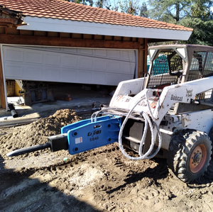 Patín de dirección deslizante Martillos hidráulicos de demolición para rocas para Bobcat - Product Image 2