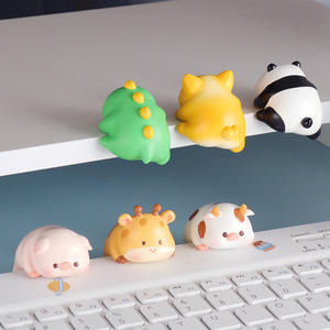 Factory Direct Cute Animal Plush <b>Toys</b> Car Decorations Center Console Ornaments Synthetic Resins Personal Gift - Product Image 2