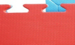 Personalizable 1M * 1M Azul Rojo Tatami Gimnasio Mats <span class=keywords><strong>KungFu</strong></span> Taekwondo EVA Puzzle Mat Cómodo 4cm Artes Marciales Gimnasio Mats T - Product Image 3