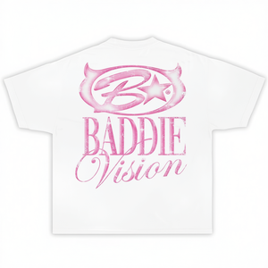 T-Shirt Oversize con Grafica Baddie Vision, Stile Streetwear Y2k - Product Image 2