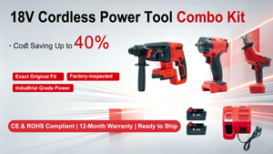 Perkakas Listrik Tanpa Kabel 3IN1 Heavy Duty Combo Kit Impact Wrench Bor Gergaji Saber Baterai Lithium 5.0Ah untuk Pekerjaan Konstruksi dan Perbaikan - Product Image 4