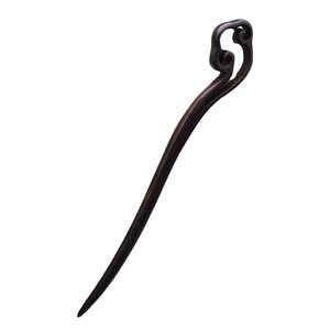 Bâtons <span class=keywords><strong>de</strong></span> cheveux sculptés à la main en <span class=keywords><strong>bois</strong></span> d'ébène, épingles à châle, pics, fourchettes pour femmes et filles, accessoire pour faire des chignons - Product Image 2