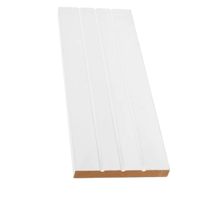 Garniture intérieure moderne élégante en pin massif MDF écologique apprêt blanc plinthe plinthe moulures longueur personnalisée pour hôtel - Product Image 4