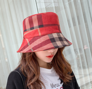 Chất Lượng Cao Tùy Chỉnh Cổ Điển Kiểm Tra Xô Hat Mềm Cotton Sọc ca rô Mùa Hè Mũ Câu Cá Mặt Trời Cho Phụ Nữ Người Đàn Ông - Product Image 6