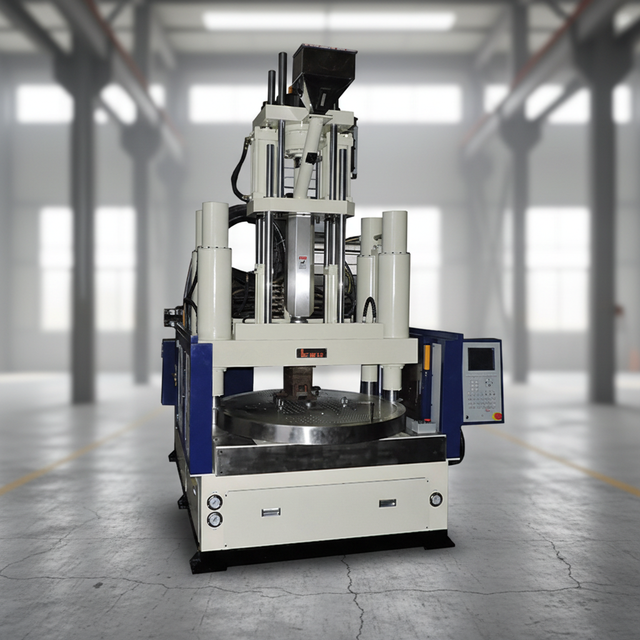 Factory Price Vertical Plastic Injection Molding Machine with Rotary Table for Motor Rotor Hydraulic Making Plastic Molding