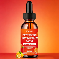 OEM 15mg Methylfolate Methyl B12 Gouttes Liquides Actives 5-MTHF Vitamines du Complexe B Méthylations Humeur Énergie