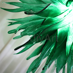Design ispirato alla natura illuminazione lampadario in erba di vetro Murano fatta a <span class=keywords><strong>mano</strong></span> - Product Image 2