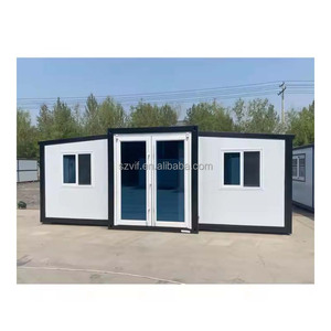 Casa Container Espandibile in Acciaio: Spazio Abitativo a 2 Camere con Parete in Vetro e <span class=keywords><strong>Balcone</strong></span> - Product Image 4