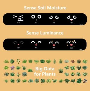 Ivy Smart Pet Planter Robot Guidance sur les soins des plantes avec Emojis, Adorable compagnon de plante avec une interaction gestuelle riche - Product Image 2