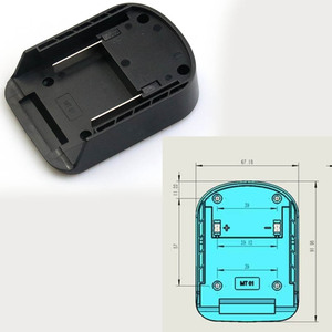 Adattatore convertitore fai-da-te rettangolare per testa di ricarica, compatibile con Makita e <span class=keywords><strong>WORX</strong></span>, per batteria al litio da 18V - Product Image 6
