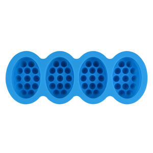 SILIKOLOVE Fabrica Moldes de Silicona para Jabón Corporal de 4 Cavidades, Ovalados, 100% de Grado Alimenticio LFGB, Sin BPA, Antiadherentes - Product Image 3