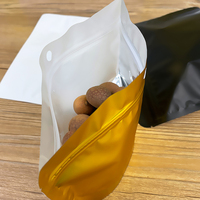 Sachets Doypack en plastique à fermeture éclair avec fenêtre, directement de l'usine, pour snacks, noix, petits morceaux, emballage alimentaire