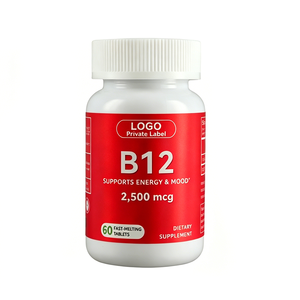Comprimés de Vitamine B12 à Marque Blanche 2500 mcg pour Adultes – Soutien Énergétique et Amélioration de l'Humeur – Complément de Vitamine B12 - Product Image 1