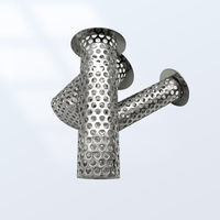 Tube filtrant cylindrique en maille circulaire en acier inoxydable 304, tamis de précision utilisé pour la microfiltration et la séparation