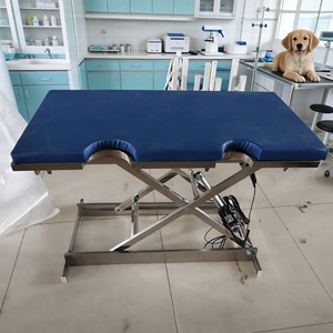Table d'échographie électrique réglable en acier inoxydable pour animaux de compagnie, table d'opération vétérinaire 304, personnalisable pour usage animal - Product Image 1