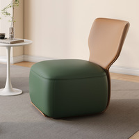 Style moderne Salle de séjour Hôtel Canapé simple Chaise Mobilier Chambre à coucher Cadre en bois Doux Loisirs Chaises Chaise confortable