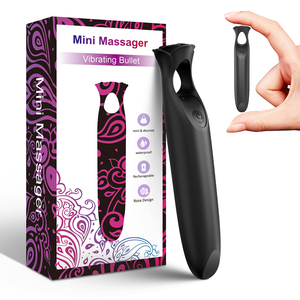 Mini USB <b>Rechargeable</b> Clitoral <b>Vibrator</b> Red Portable Adult Sex Toy - Product Image 3