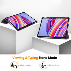 เคสแท็บเล็ตหนังบางป้องกันการกระแทกแบบพับสามตอนสำหรับ Xiaomi redmi Pad 2 5 6S 7S Pad2 poco <span class=keywords><strong>Pro</strong></span> 12.4 - Product Image 6