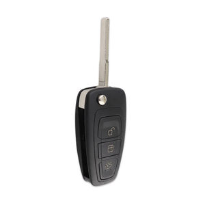 Housse de clé à rabat pour <span class=keywords><strong>Ford</strong></span> Focus, Fiesta, <span class=keywords><strong>Ranger</strong></span> avec lame HU101, coque à distance à 2/3 boutons pour le contrôle du véhicule - Product Image 2