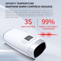 Schmerzlinderung Batteriebetriebener Touch-Kompressions-Akupressur-Rollball Luftdruck-Vibrations-Handmassagegerät mit Zeitsteuerung