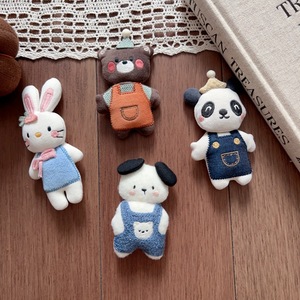 เข็มกลัดตุ๊กตาหมี กบ เพนกวิน น่ารัก ผ้าใหม่ สำหรับตกแต่งเสื้อผ้า ทำเองได้ พร้อมใยฝ้าย PP ขายส่ง - Product Image 3