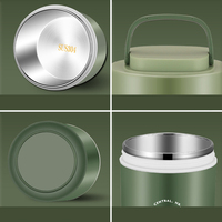 Nouvelle boîte à lunch isotherme en acier inoxydable 304 à double paroi, thermos pour aliments chauds et froids, vente en gros