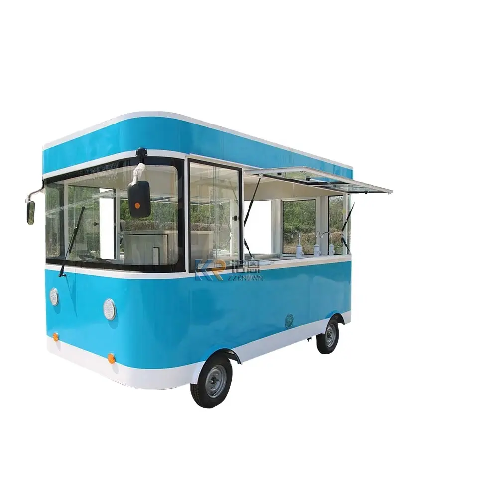 OEM Online hizmet 350CM elektrikli gıda sepeti açık Pizza Hotdog cep soğuk içecek gıda kamyon için ab standart