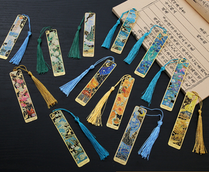 다른 모양으로 주문을 받아서 만들어진 금 금속 책갈피 새로운 유행 판금 제조 중공 주문 책갈피 - Product Image 2