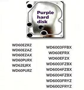 ฮาร์ดดิสก์ภายใน WD84PURZ สีม่วงดั้งเดิม ขนาด 8TB 3.5 นิ้ว SATA สำหรับกล้องวงจรปิด WD82PURX HDD สำหรับ NVR ระบบตรวจสอบเดสก์ท็อป WD8001PURP - Product Image 2