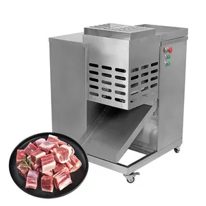 Gran oferta, cortador automático de tiras de rebanadas de carne fresca/cortador de tiras de CARNE/máquina cortadora de tiras de carne de pechuga de pollo y cerdo