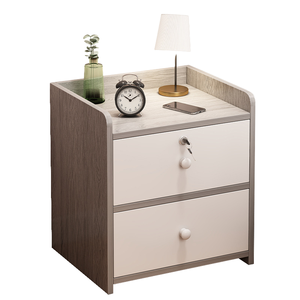 Armadietto Moderno e Semplice per Camera da Letto, Mobile Contenitore Domestico Facile da Usare, Comodino Popolare con Scaffale Laterale - Product Image 3