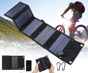 <span class=keywords><strong>Panneau</strong></span> <span class=keywords><strong>solaire</strong></span> monocristallin pliable portable Zyouc 50W-5Z, efficacité de 20%, chargeur <span class=keywords><strong>USB</strong></span>, solution de charge mobile en extérieur - Product Image 3