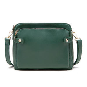 Vente chaude Européen Américain Vintage Trois Couches En Cuir Pu Sac À Bandoulière De Mode Sac De Messager Personnalisé De Luxe Femmes Sac - Product Image 5