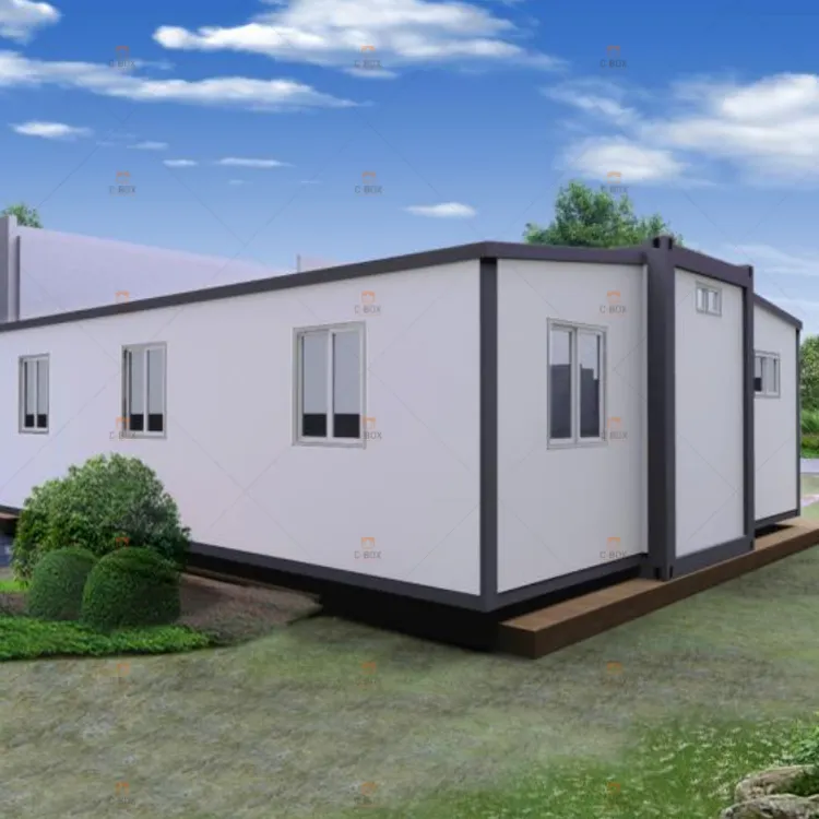 USA America Maison Conteneur 40ft 2 Bedrooms Luxury Home Australia Expandable Container House for Family