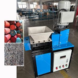 Petite machine industrielle de broyage et de déchiquetage à double arbre pour le recyclage du bois, de la biomasse, du textile et du verre - Product Image 3